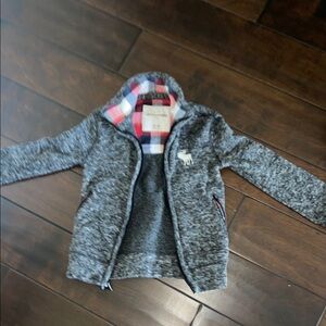 A&F Gray Kids' Zip-Up Jacket